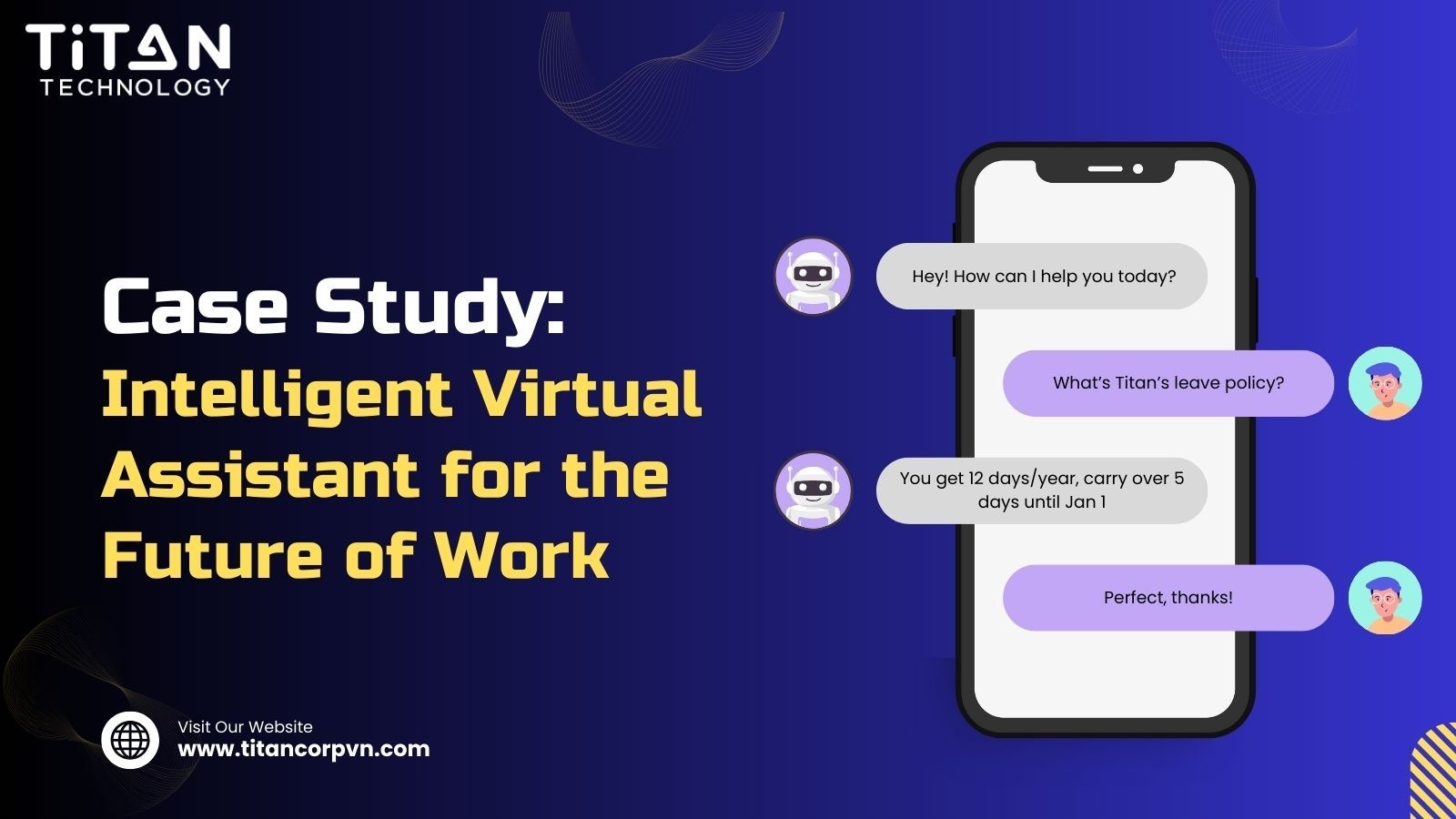 Case Study: Intelligent Virtual Assistant for the Future of Work 