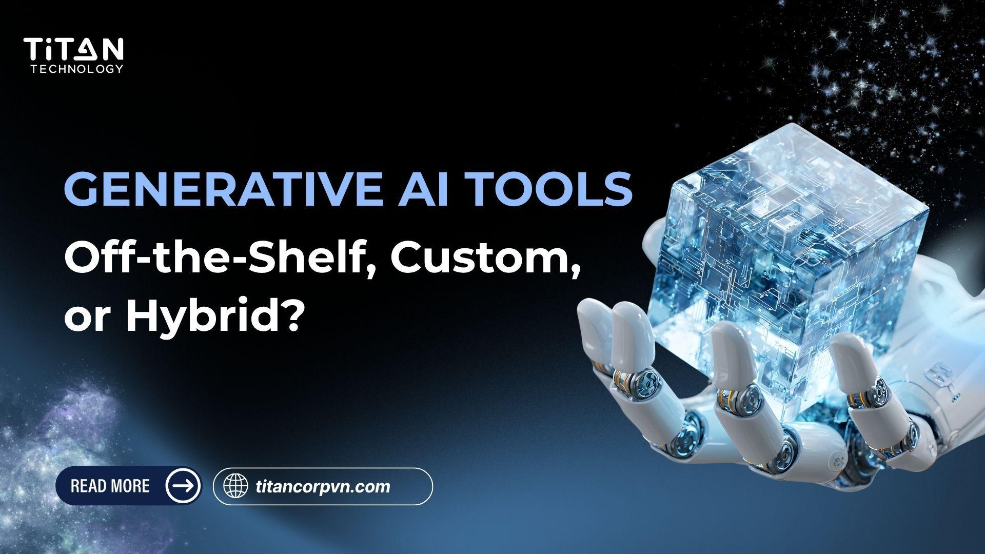 Generative AI Tools: Off-the-Shelf, Custom, or Hybrid?